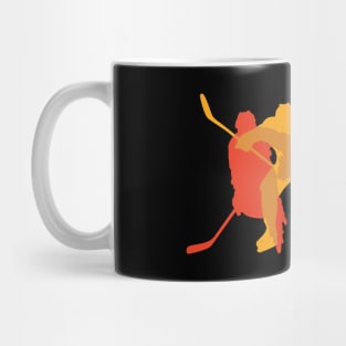 Hockey Shirt, Ice Hockey, Vintage Retro Style Mug